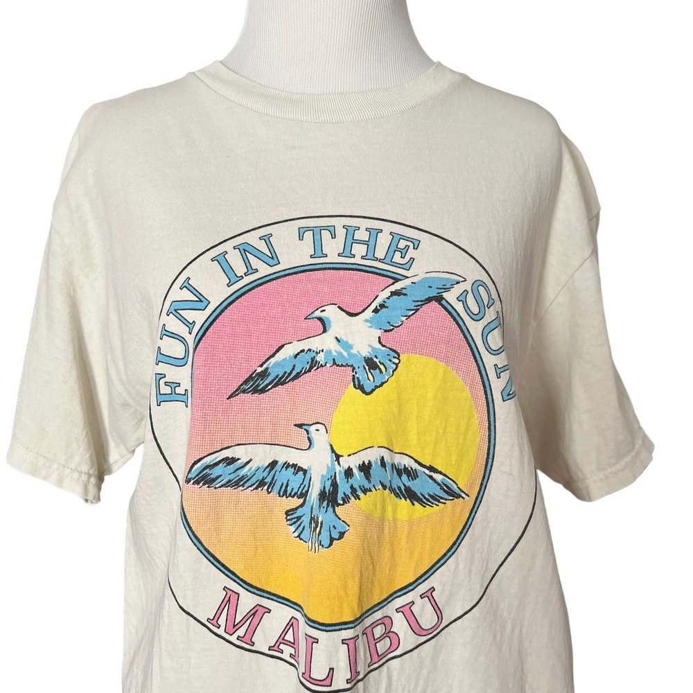 J. Galt Malibu Cropped Graphic Tee PacSun